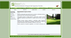 Desktop Screenshot of greenparks.com.ar